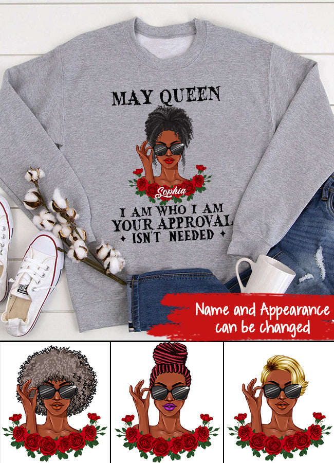 May Birthday Shirt, Custom Birthday Shirt, Queens Born In May, May Birthday Gifts, May shirts for Woman