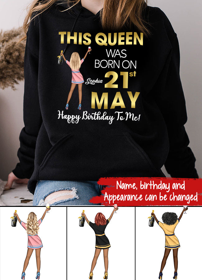 May Birthday Shirt, Custom Birthday Shirt, Queens Born In May, May Birthday Gifts, May Shirts For Woman