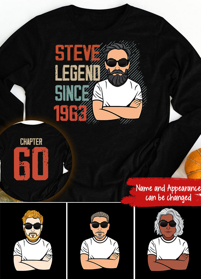 Chapter 60, Fabulous Since 1962 60th Birthday Unique T Shirt For Man, His Gifts For 60 Years Old, Turning 60 Birthday Cotton Shirt