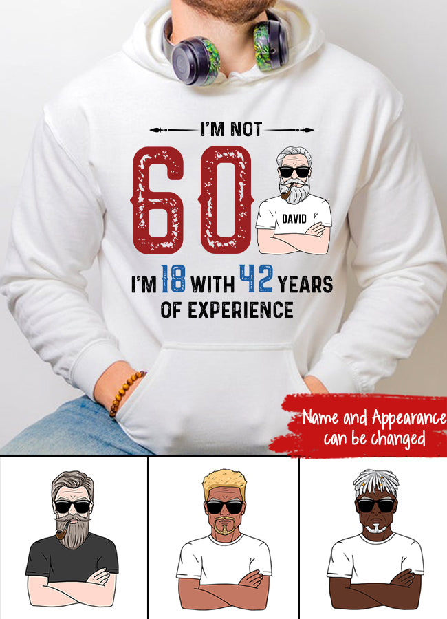 60th birthday shirts for men, Custom Birthday Shirts, Turning 60 Shirt, 60 And Fabulous Shirt, 40th Birthday Shirts For Him