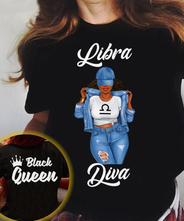 Personalized Libra shirt, Libra Birthday T Shirt, customize birthday shirt for woman