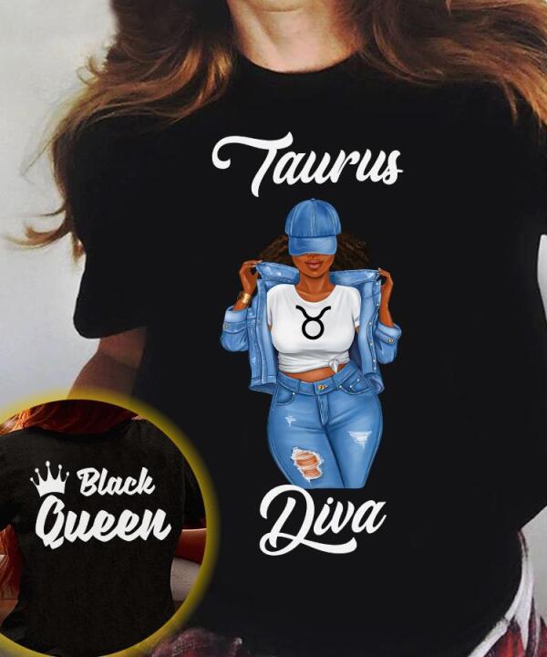 Personalized Taurus shirt, Taurus Birthday T Shirt, customize birthday shirt for woman