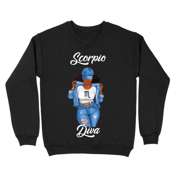 Personalized Scorpio shirt, Scorpio Birthday T Shirt, customize birthday shirt for woman