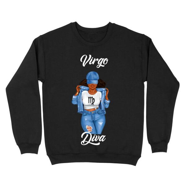 Personalized Virgo shirt, Virgo Birthday T Shirt, customize birthday shirt for woman