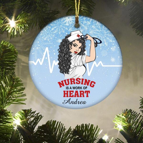Personalized Nurse Ornament, Nurse Christmas Ornament, Nurse Ornaments, Christmas Ornaments
