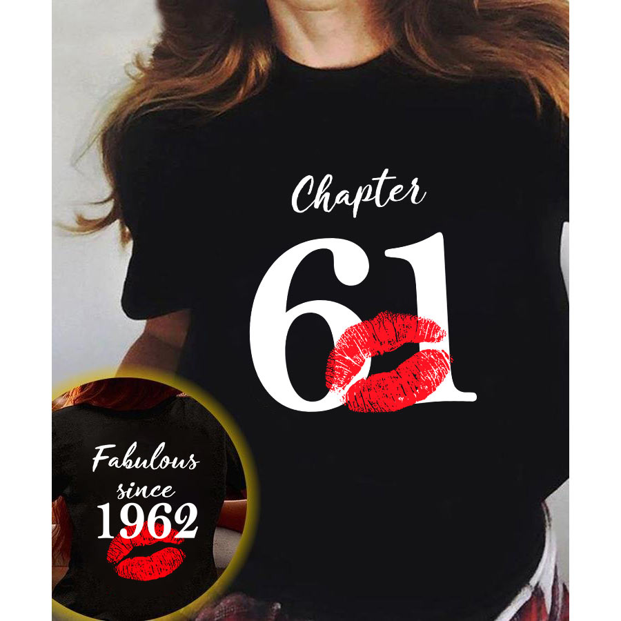 61st Birthday Gifts Ideas 61st Birthday Shirt For Her Back In 1962 Turning 61 Shirts 61st Birthday T Shirts For Woman