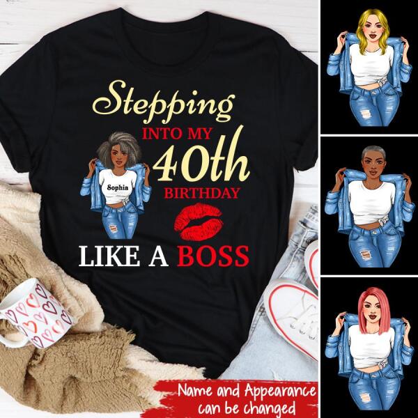 40th Birthday Shirts, Custom Birthday Shirts, Turning 40 Shirt, Gifts For Women Turning 40, 40th Birthday Shirts For Her