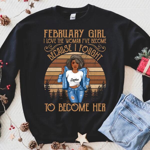 February Birthday Shirt, Custom Birthday Shirt, Queens Born In February, February Birthday Gifts, February Birthday Gifts