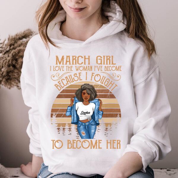 March Birthday Shirts, Custom Birthday Shirt, A Queen Was Born In March, March Birthday Gifts, March Birthday Shirts For Women