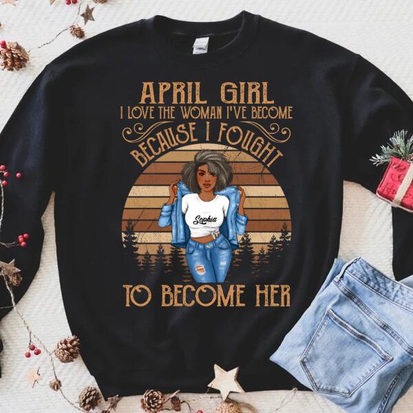 April Birthday Shirt, Custom Birthday Shirt, Queens Born In April, April Birthday Gifts, April Birthday Gifts