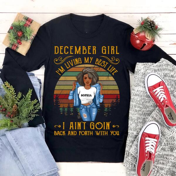 December Birthday Shirt, Custom Birthday Shirt, Queens Born In December, December Birthday Gifts, December Birthday Gifts