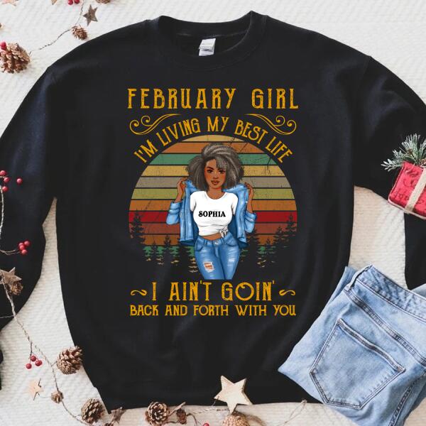 February Birthday Shirt, Custom Birthday Shirt, Queens Born In February, February Birthday Gifts, February Birthday Gifts