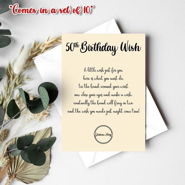 50th Birthday Wishes Postcard , Friendship Postcard , Best Friend Postcard