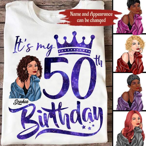 50th Birthday Shirts, Custom Birthday Shirts, Turning 50 Shirt, Gifts for Women Turning 50, 50 and Fabulous Shirt, 1973 Shirt, 50th Birthday Shirts For Her - HCT