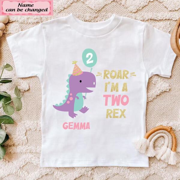 Second Birthday Shirt, 2nd Birthday Shirt, Custom Birthday Shirt, Dinosaur Birthday Shirt, Two Birthday Shirt, 2nd Birthday T Shirt, Baby Shirt
