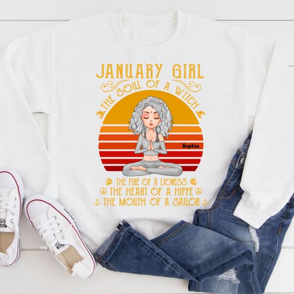 January Birthday Shirt, Custom Birthday Shirt, Queens Born In January, January Birthday Shirts For Woman, January Birthday Gifts