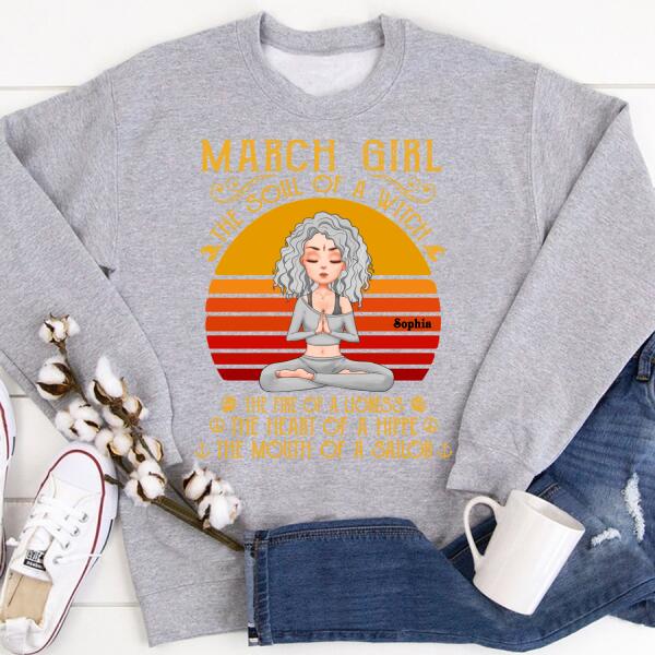 March Birthday Shirt, Custom Birthday Shirt, Queens Born In March, March Birthday Shirts For Woman, March Birthday Gifts