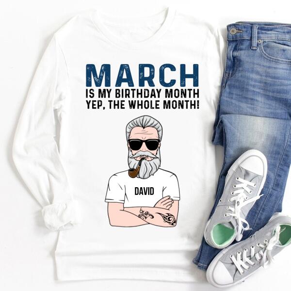March Birthday Shirt, Custom Birthday Shirt, Kings Born In March, March Birthday Shirts For Men, March Birthday Gifts