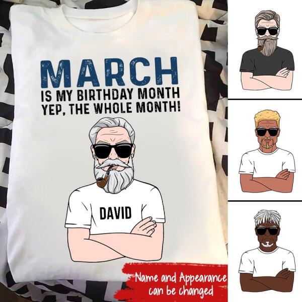 March Birthday Shirt, Custom Birthday Shirt, Kings Born In March, March Birthday Shirts For Men, March Birthday Gifts