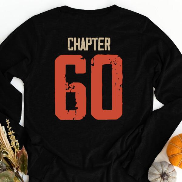 Chapter 60, Fabulous Since 1962 60th Birthday Unique T Shirt For Man, His Gifts For 60 Years Old, Turning 60 Birthday Cotton Shirt
