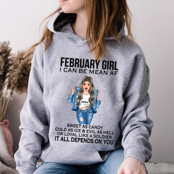February Birthday Shirt, Custom Birthday Shirt, Queens Born In February, February Birthday Shirts For Woman, February Birthday Gifts