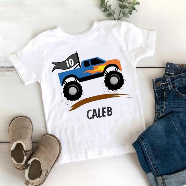 10th Birthday Shirt, Custom Birthday Shirt, Race Car Birthday Shirt, Ten Birthday Shirt, 10th Birthday T Shirt, Baby Shirt
