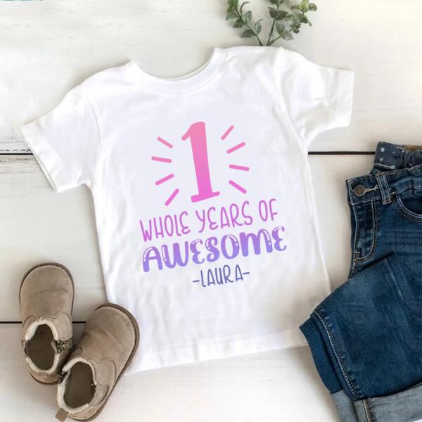 First Birthday Shirt, 1st Birthday Shirt, Custom Birthday Shirt, One Birthday Shirt, 1st Birthday T Shirt, Baby Shirt