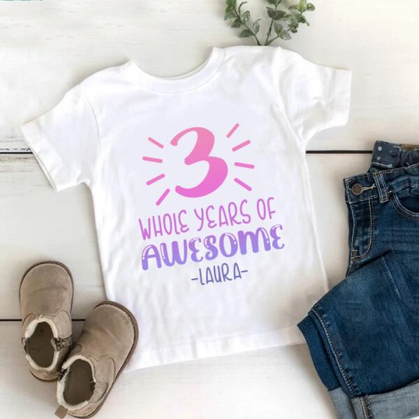 Third Birthday shirt, 3rd Birthday Shirt, Custom Birthday Shirt, Three Birthday Shirt, 3rd Birthday T Shirt, Baby Shirt