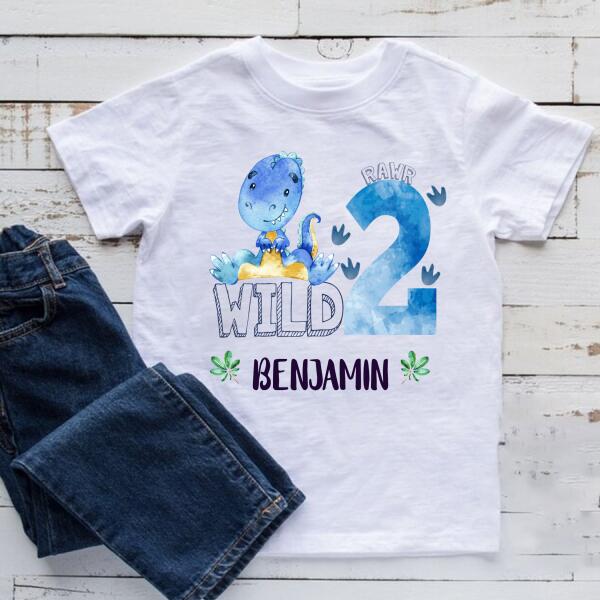 Second Birthday Shirt, 2nd Birthday Shirt, Custom Birthday Shirt, Dinosaur Birthday Shirt, Two Birthday Shirt, 2nd Birthday T Shirt, Baby Shirt