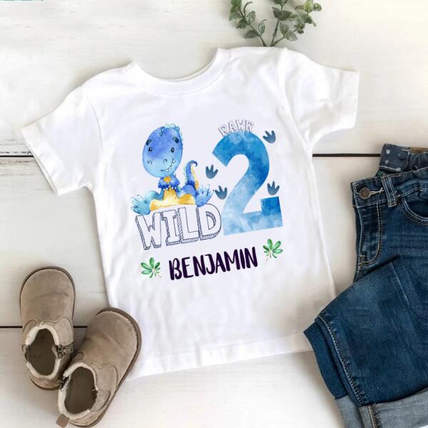 Second Birthday Shirt, 2nd Birthday Shirt, Custom Birthday Shirt, Dinosaur Birthday Shirt, Two Birthday Shirt, 2nd Birthday T Shirt, Baby Shirt