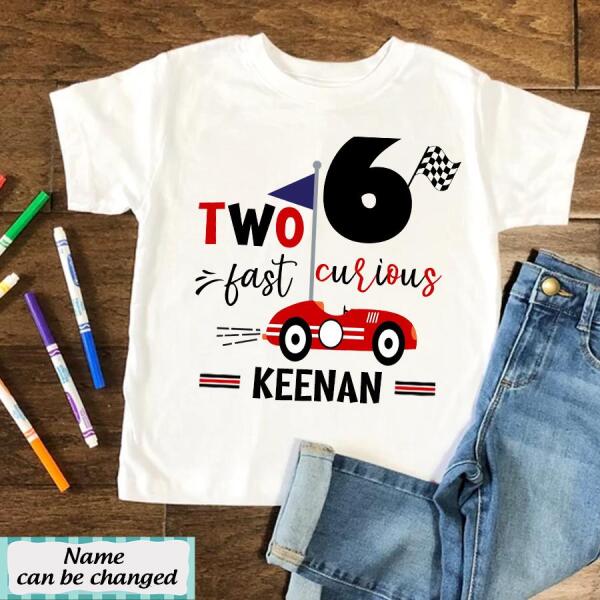 6th Birthday Shirt, Custom Birthday Shirt, Race Car Birthday Shirt, Six Birthday Shirt, 6th Birthday T Shirt, Baby Shirt