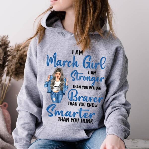 March Birthday Shirt, Custom Birthday Shirt, Queens Born In March, March Birthday Shirts For Woman, March Birthday Gifts
