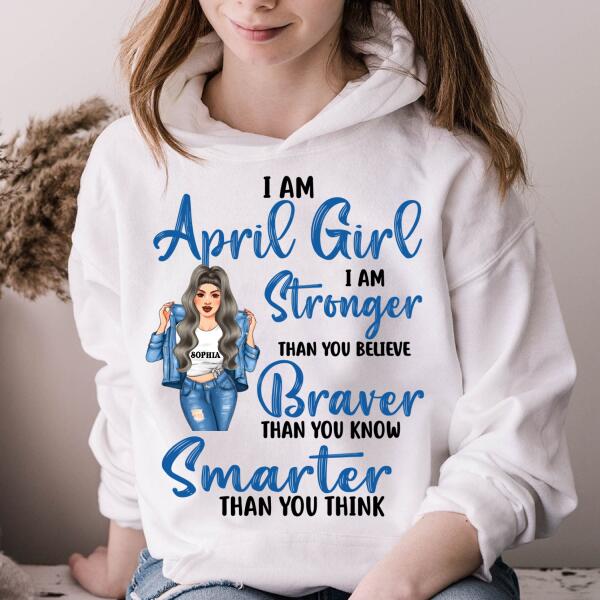 April Birthday Shirt, Custom Birthday Shirt, Queens Born In April, April Birthday Shirts For Woman, April Birthday Gifts