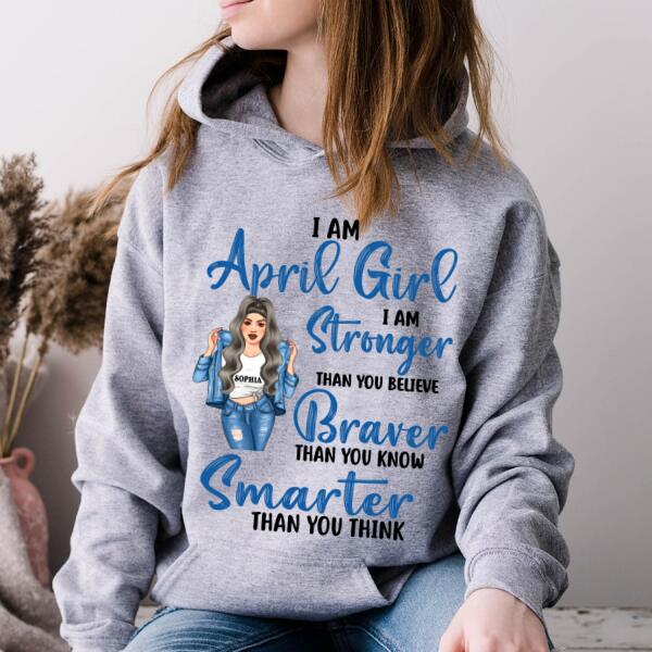 April Birthday Shirt, Custom Birthday Shirt, Queens Born In April, April Birthday Shirts For Woman, April Birthday Gifts