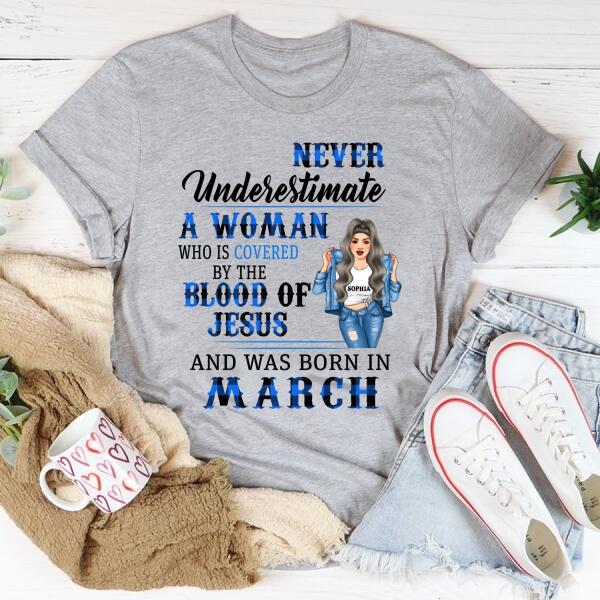 March Birthday Shirt, Custom Birthday Shirt, Queens Born In March, March Birthday Shirts For Woman, March Birthday Gifts