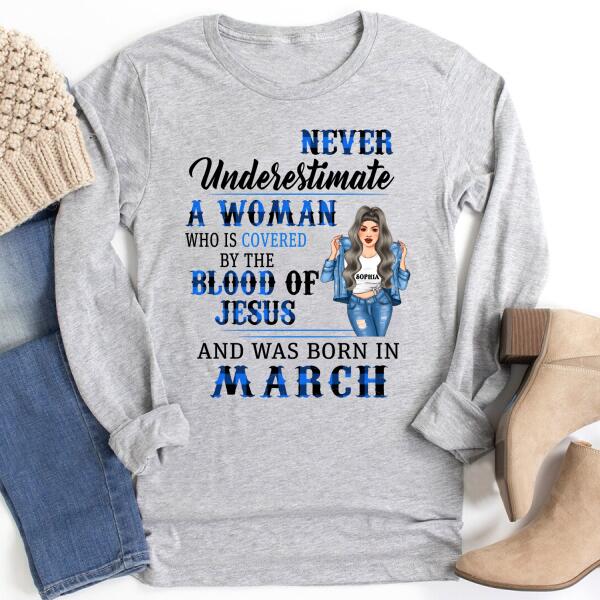 March Birthday Shirt, Custom Birthday Shirt, Queens Born In March, March Birthday Shirts For Woman, March Birthday Gifts