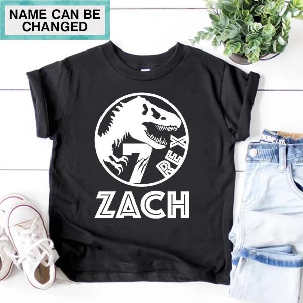 7th Birthday Shirt, Custom Birthday Shirt, Dinosaur Birthday Shirt, Seven Birthday Shirt, 7th Birthday T Shirt, Baby Shirt
