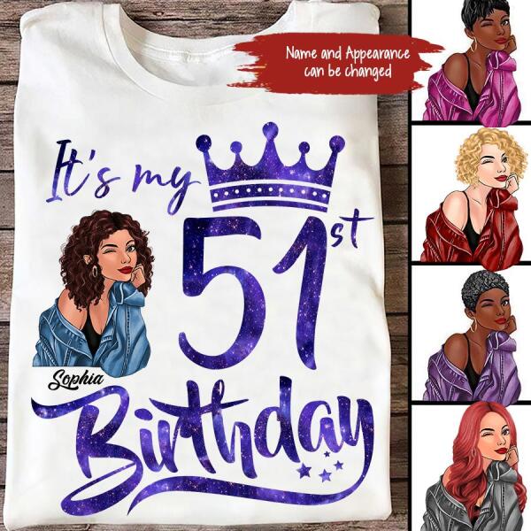 Chapter 51, Fabulous Since 1971 51th Birthday Unique T Shirt For Woman, Custom Birthday Shirt, Her Gifts For 51 Years Old , Turning 51 Birthday Cotton Shirt-HCT