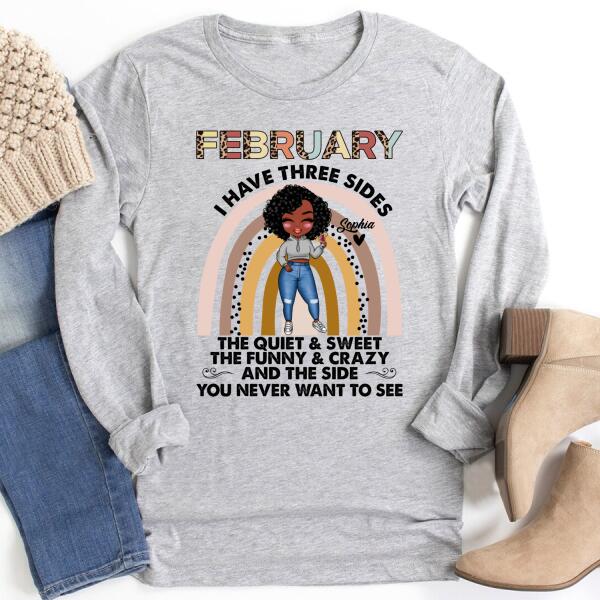 February Birthday Shirt, Custom Birthday Shirt, Queens Born In February, February Birthday Gifts, February shirts for Woman