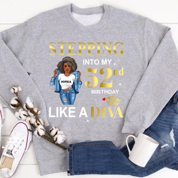 52nd Birthday Shirts For Her, Personalised 52nd Birthday Gifts-HCT