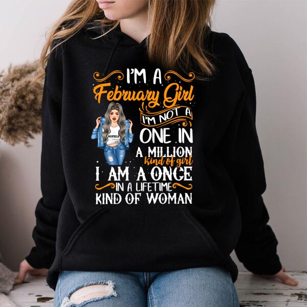 February Birthday Shirt, Custom Birthday Shirt, Queens Born In February, February Birthday Shirts For Woman, February Birthday Gifts