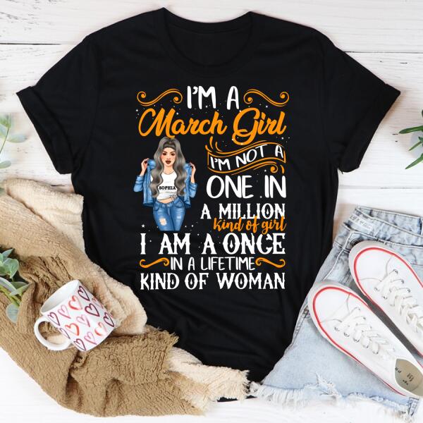 March Birthday Shirt, Custom Birthday Shirt, Queens Born In March, March Birthday Shirts For Woman, March Birthday Gifts