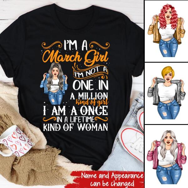 March Birthday Shirt, Custom Birthday Shirt, Queens Born In March, March Birthday Shirts For Woman, March Birthday Gifts