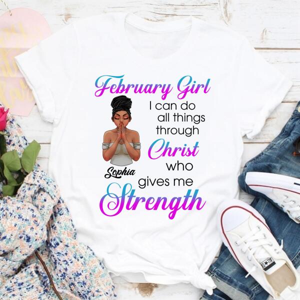 February Birthday Shirt, Custom Birthday Shirt, Queens Born In February, February Birthday Gifts, February shirts for Woman