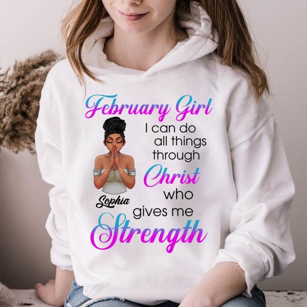 February Birthday Shirt, Custom Birthday Shirt, Queens Born In February, February Birthday Gifts, February shirts for Woman