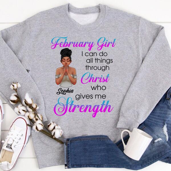 February Birthday Shirt, Custom Birthday Shirt, Queens Born In February, February Birthday Gifts, February shirts for Woman