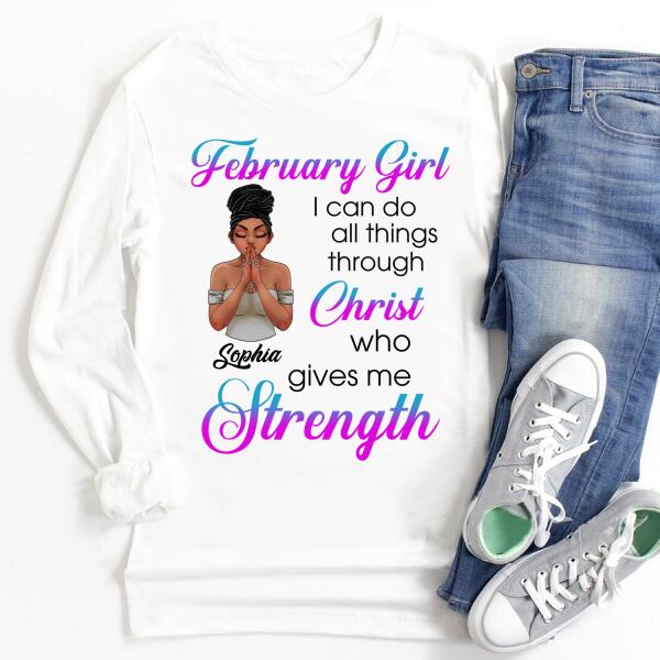 February Birthday Shirt, Custom Birthday Shirt, Queens Born In February, February Birthday Gifts, February shirts for Woman