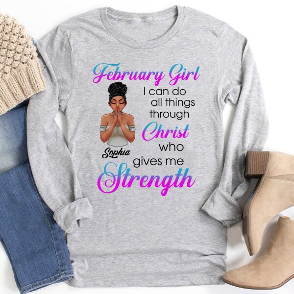February Birthday Shirt, Custom Birthday Shirt, Queens Born In February, February Birthday Gifts, February shirts for Woman