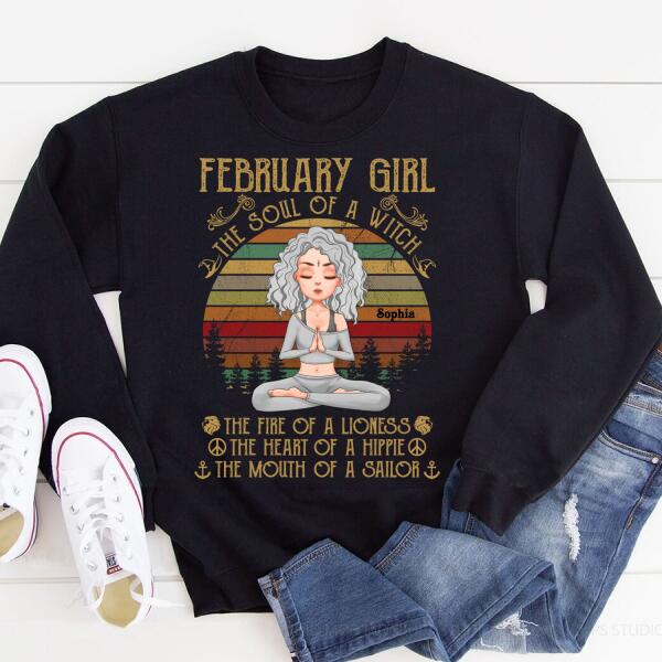 February Birthday Shirt, Custom Birthday Shirt, Queens Born In February, February Birthday Shirts For Woman, February Birthday Gifts