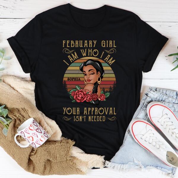February Birthday Shirt, Custom Birthday Shirt, Queens Born In February, February Birthday Shirts For Woman, February Birthday Gifts